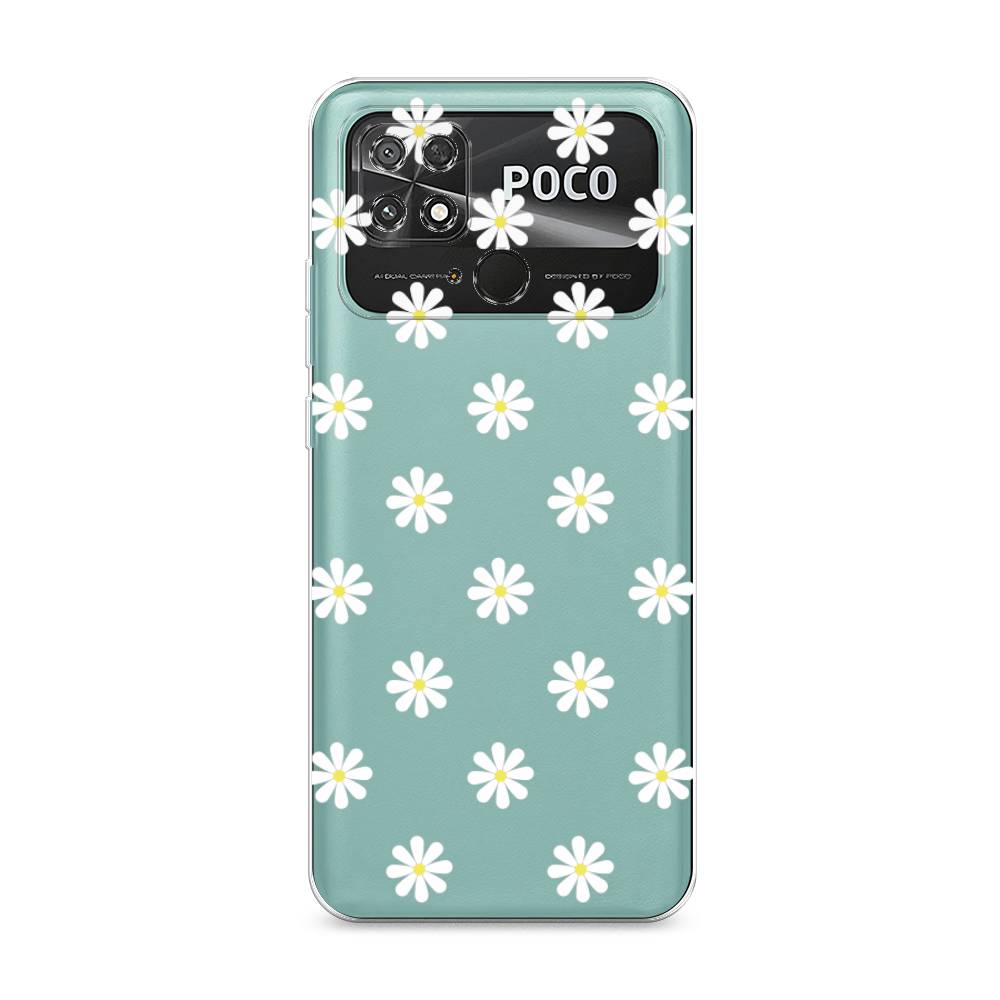 

Силиконовый чехол "Маленькие ромашки" на Xiaomi Poco C40, 315850-8