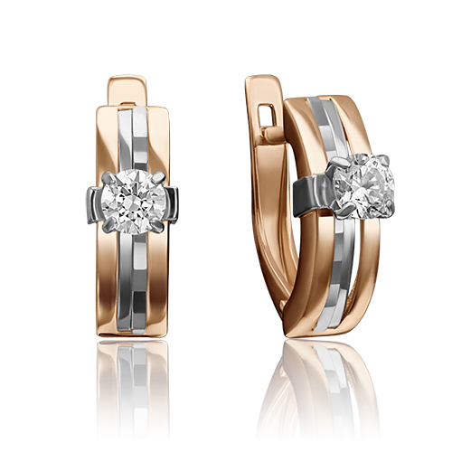

Серьги из золота с фианитом PLATINA jewelry 02-4294-00-501-1111-38_0, 02-4294-00-501-1111-38_0