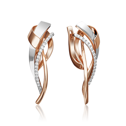 

Серьги из золота с фианитом PLATINA jewelry 02-4291-00-401-1111-64_0, 02-4291-00-401-1111-64_0