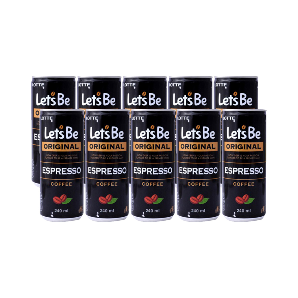 

Напиток кофейный Lotte Let's be Espresso 10 шт по 240 мл