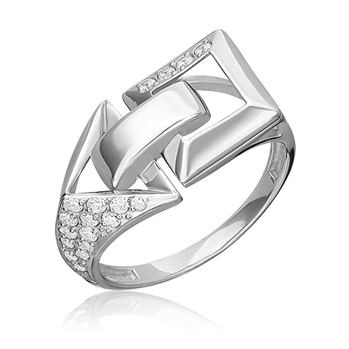 

Кольцо из серебра р. 19 PLATINA jewelry 01-5637-00-401-0200, фианит, 01-5637-00-401-0200