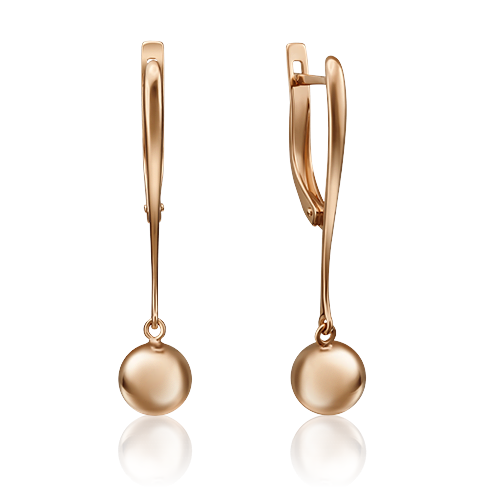 

Серьги из красного золота PLATINA jewelry 02-4269-00-000-1110-42_0, 02-4269-00-000-1110-42_0