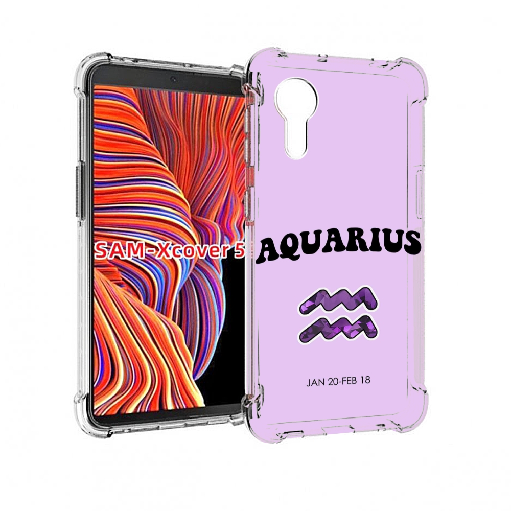 

Чехол MyPads знак зодиака водолеи 4 для Samsung Galaxy Xcover 5, Прозрачный, Tocco