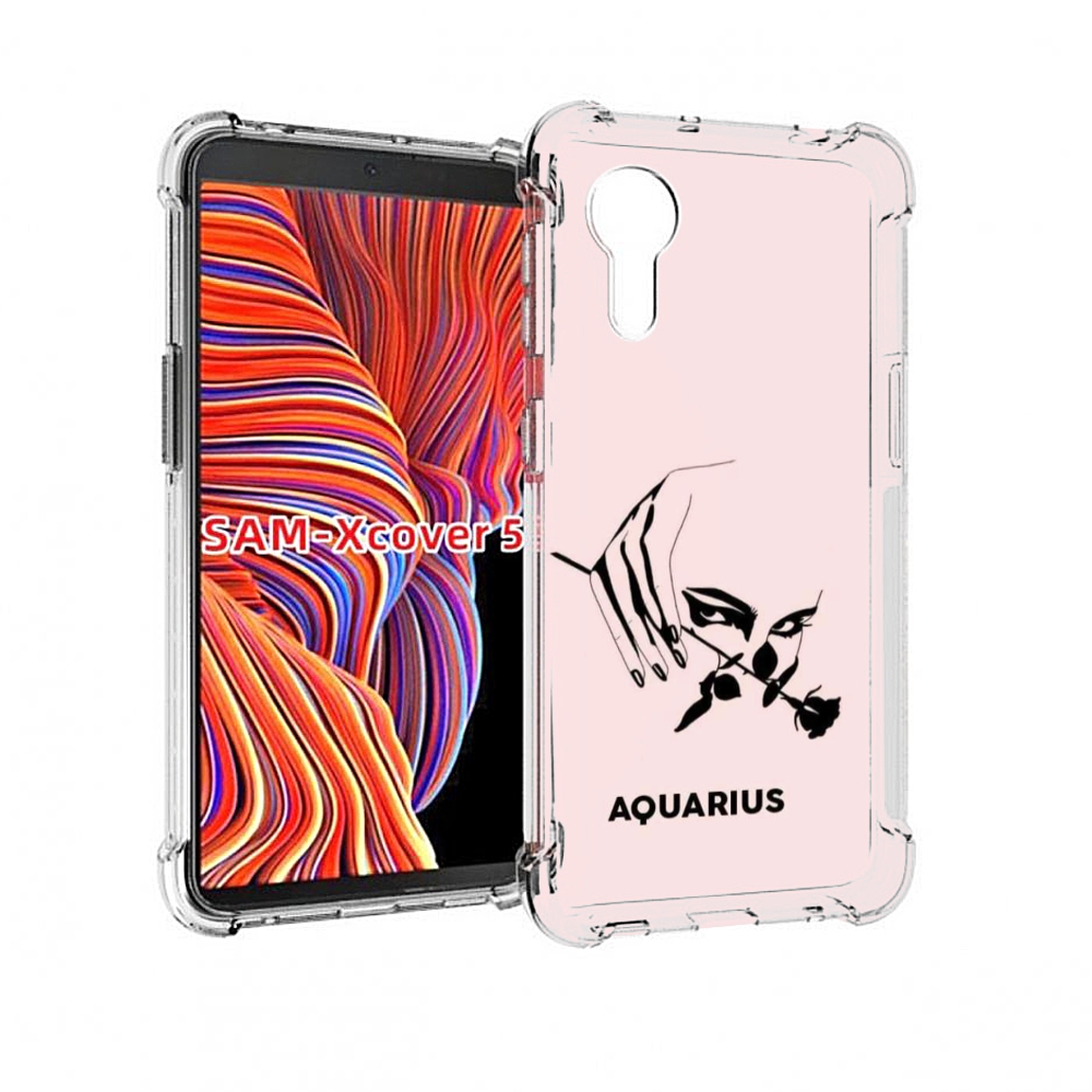 

Чехол MyPads знак зодиака водолеи 3 для Samsung Galaxy Xcover 5, Прозрачный, Tocco