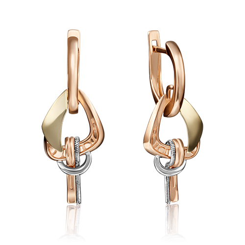 

Серьги продевки из красного золота PLATINA jewelry 02-4225-00-000-1113-48_0, 02-4225-00-000-1113-48_0