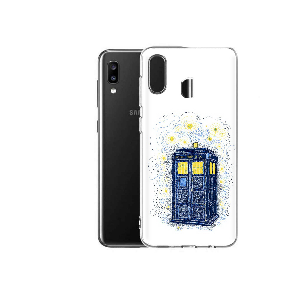 

Чехол MyPads Tocco для Samsung Galaxy A20 будка рисунок, Прозрачный, Tocco