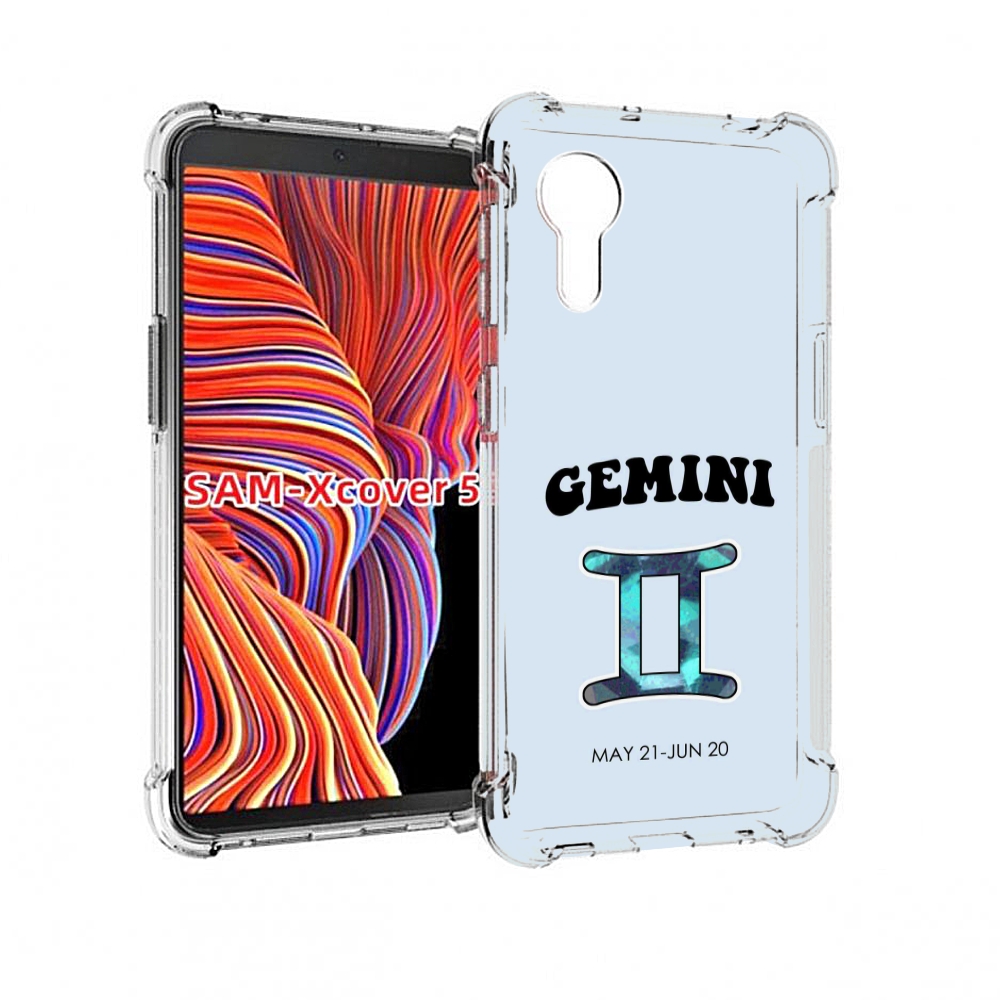 

Чехол MyPads знак зодиака близнецы 1 для Samsung Galaxy Xcover 5, Прозрачный, Tocco