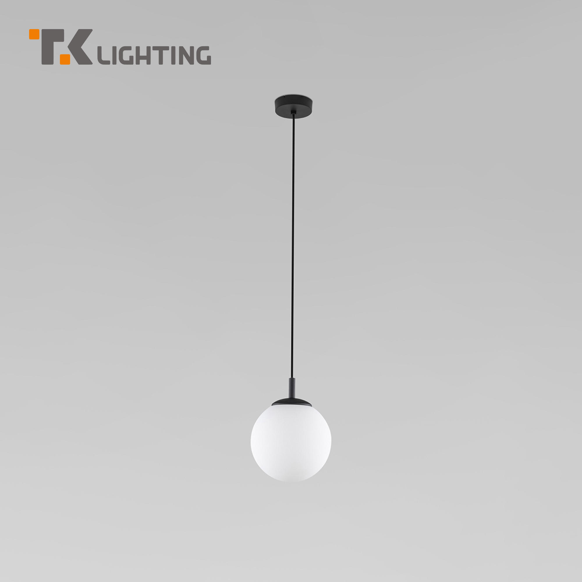 

Подвесной светильник со стеклянным плафоном D-250мм TK Lighting Esme 5669 E27 черный, Esme