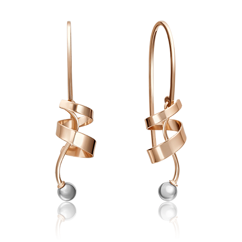 

Серьги продевки из красного золота PLATINA jewelry 02-4209-00-000-1110-42_0, 02-4209-00-000-1110-42_0