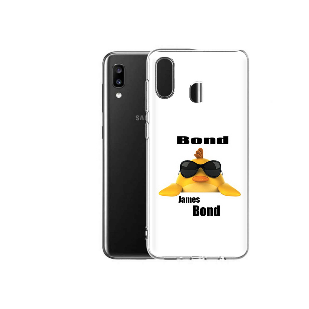 

Чехол MyPads Tocco для Samsung Galaxy A20 бонд, Прозрачный, Tocco