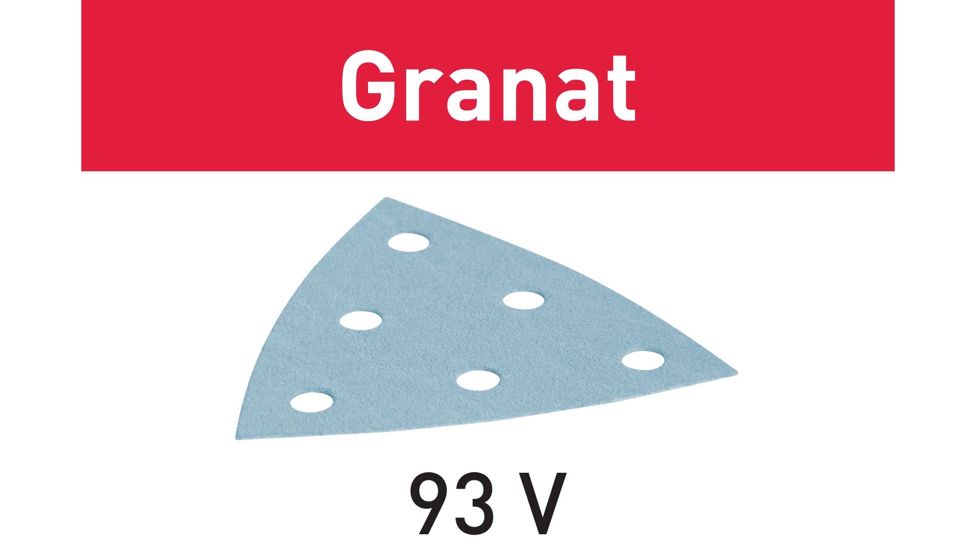 

Треугольник шлифовальный Festool Granat STF V93/6 P400 GR/100, STF V93/6 P400 GR/100