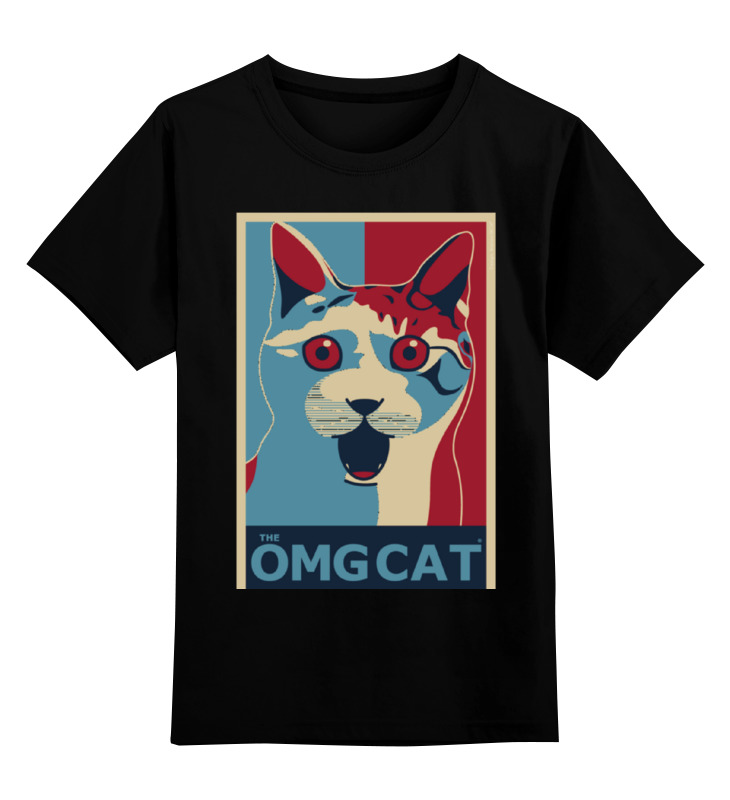 

Детская футболка Printio Омг кот the omg cat цв.черный р.164, 0000000783182