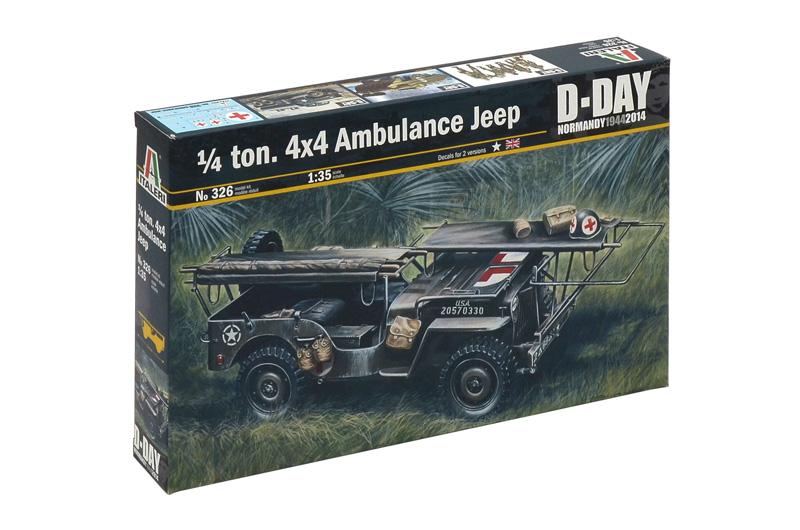 фото Сборная модель italeri 1/35 автомобиль медпомощи 0326