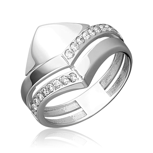 

Кольцо из серебра р. 19,5 PLATINA jewelry 01-5632-00-401-0200, фианит, 01-5632-00-401-0200