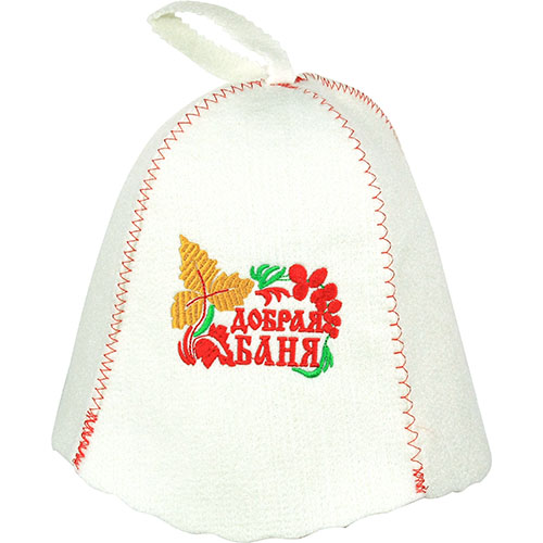 

Шапка для бани Добрая баня 1034057 onesize бежевый, Белый, Добрая баня