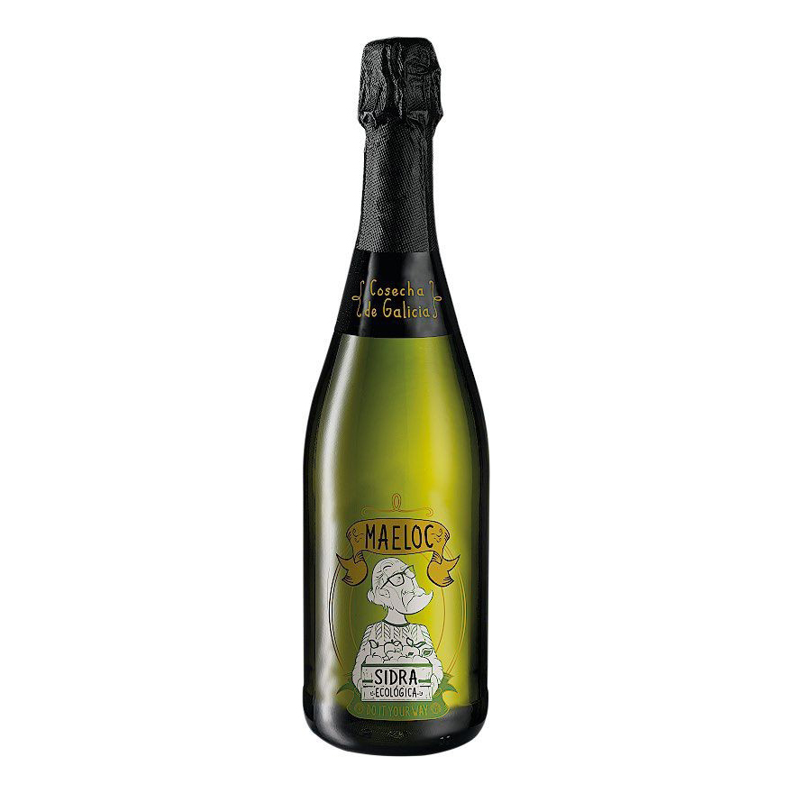 Сидр Maeloc Sidra Ecologica полусладкий газированный 4,1% 0,75 л