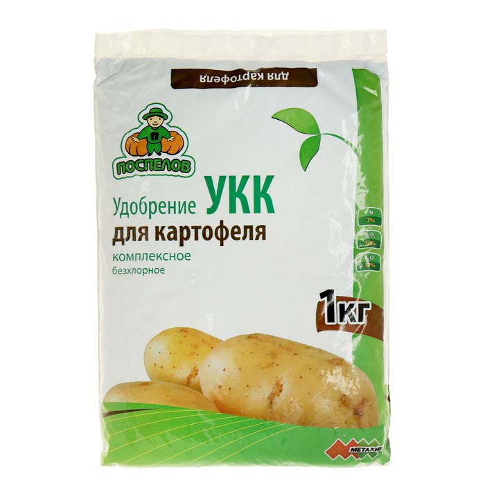 

Поспелов Удобрение для Картофеля УКК, 1 кг, Удобрение для Картофеля УКК, 1 кг