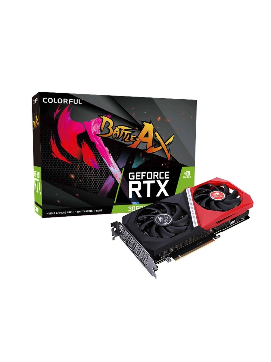

Видеокарта Colorful nVidia GeForce RTX 3060 Ti (RTX 3060 Ti NB DUO V2 LHR-V)