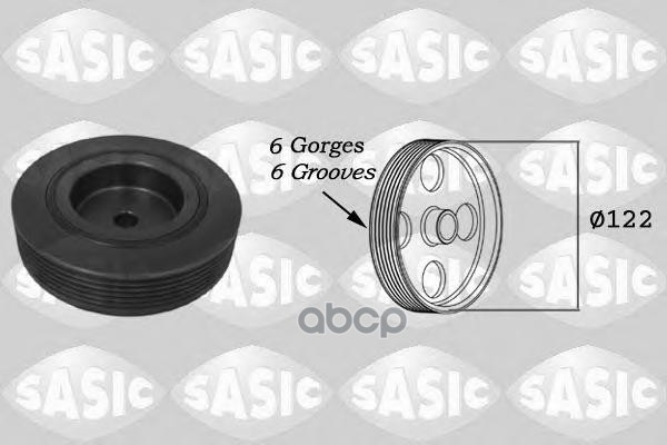SASIC '2154010 Шкив коленвала  1шт