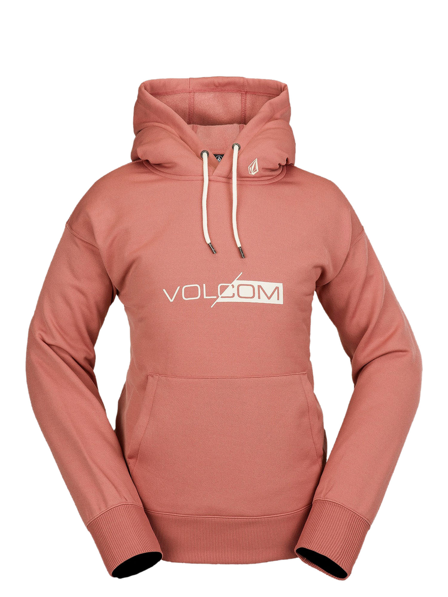 Худи женское Volcom Core Hydro Hoodie 2024 розовое L