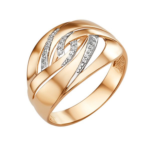 

Кольцо из золота р. 20 Golden Eagle 012441-1102, фианит, 012441-1102