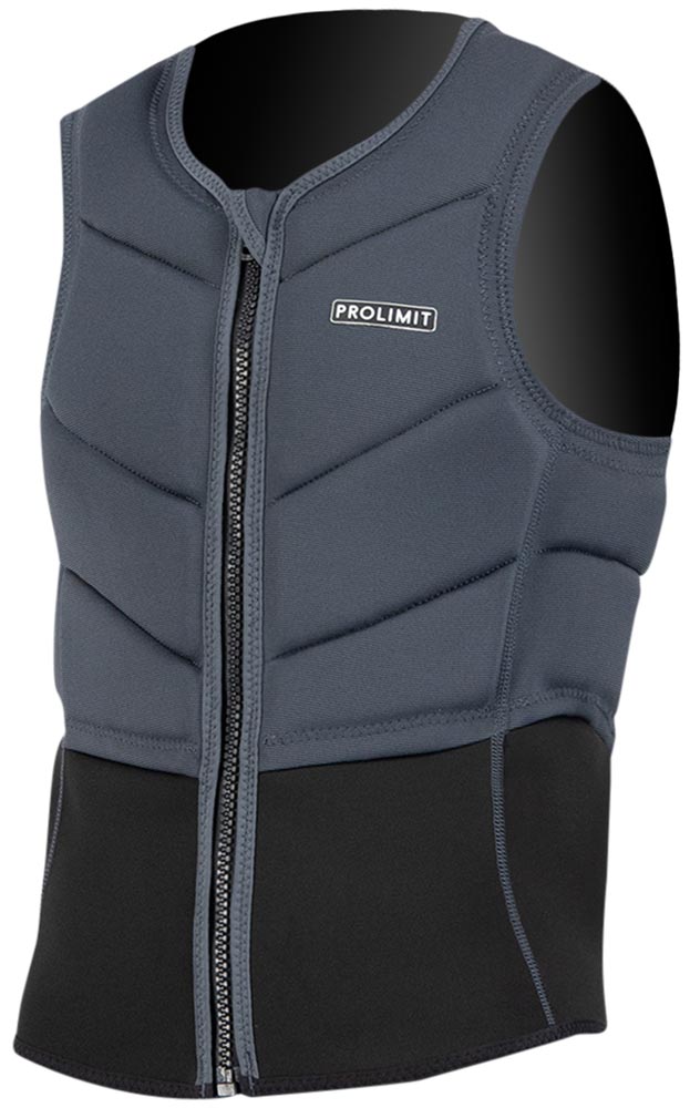 

Prolimit Fusion Slider Vest Half Padded Frontzip Black/Grey 2021 L