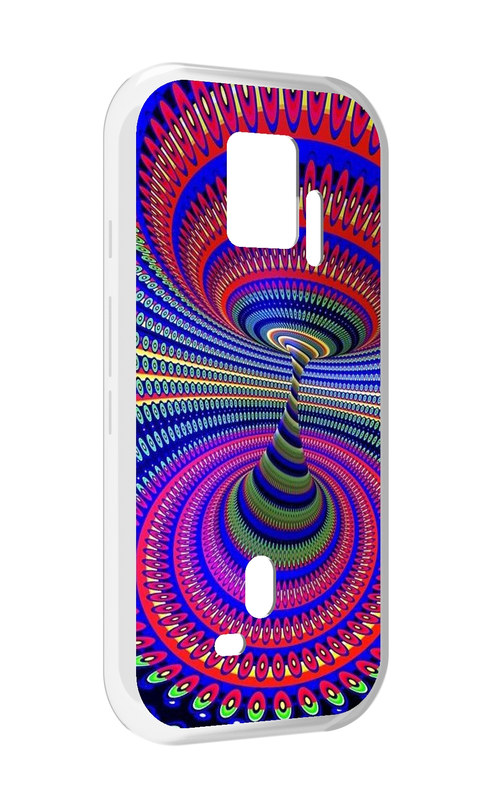 

Чехол MyPads оптическая иллюзия для ZTE Nubia Red Magic 7S Pro, Прозрачный, Tocco