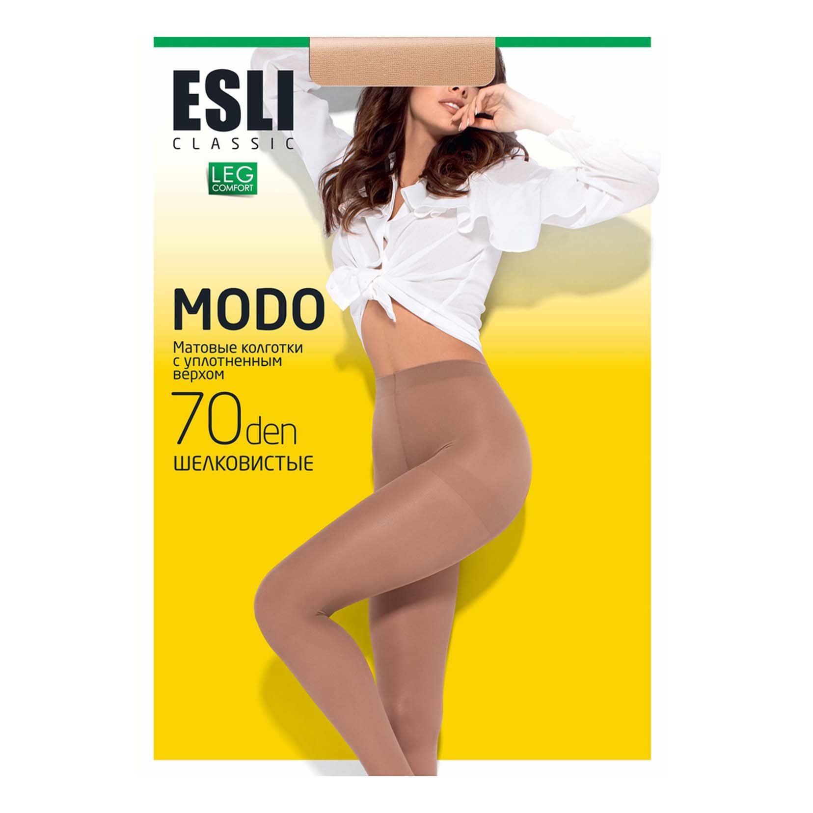 

Колготки женские Esli коричневые 4