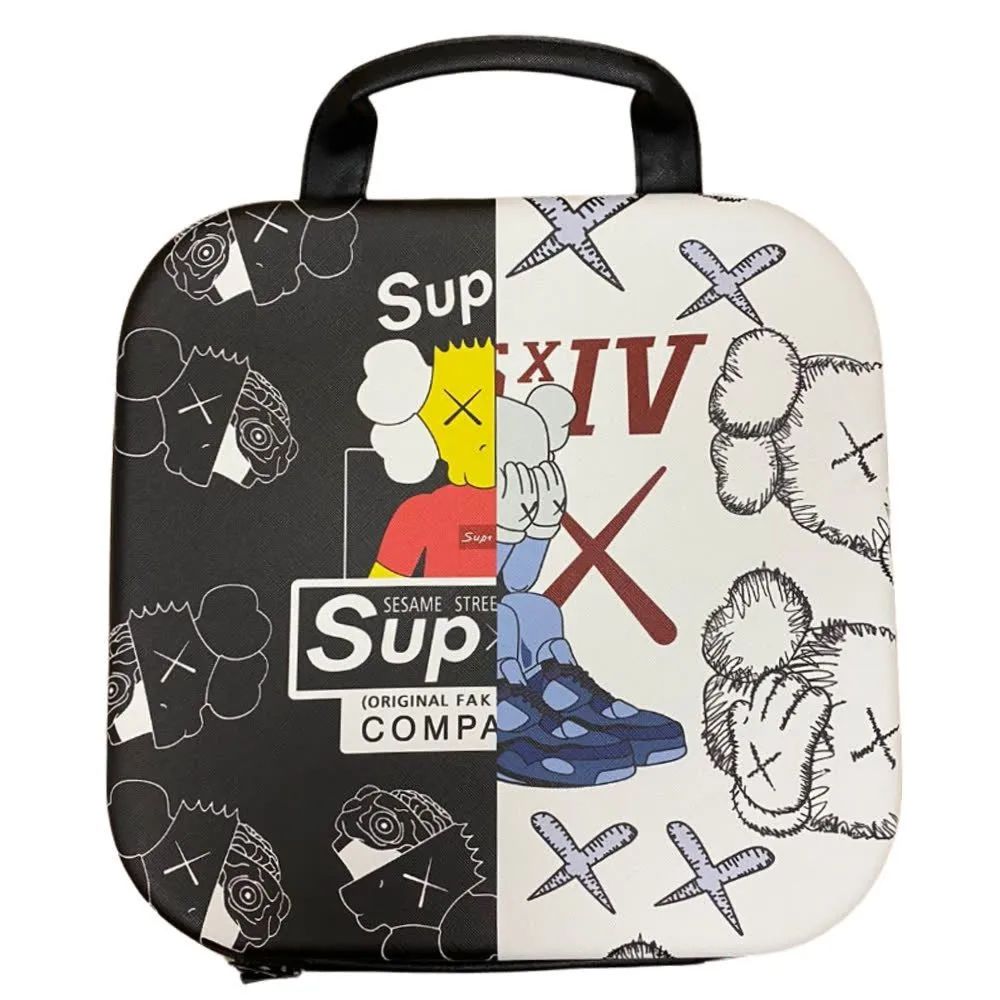 фото Сумка для консоли и аксессуаров storage bag для nintendo switch / oled(kaws sesame street) dobe