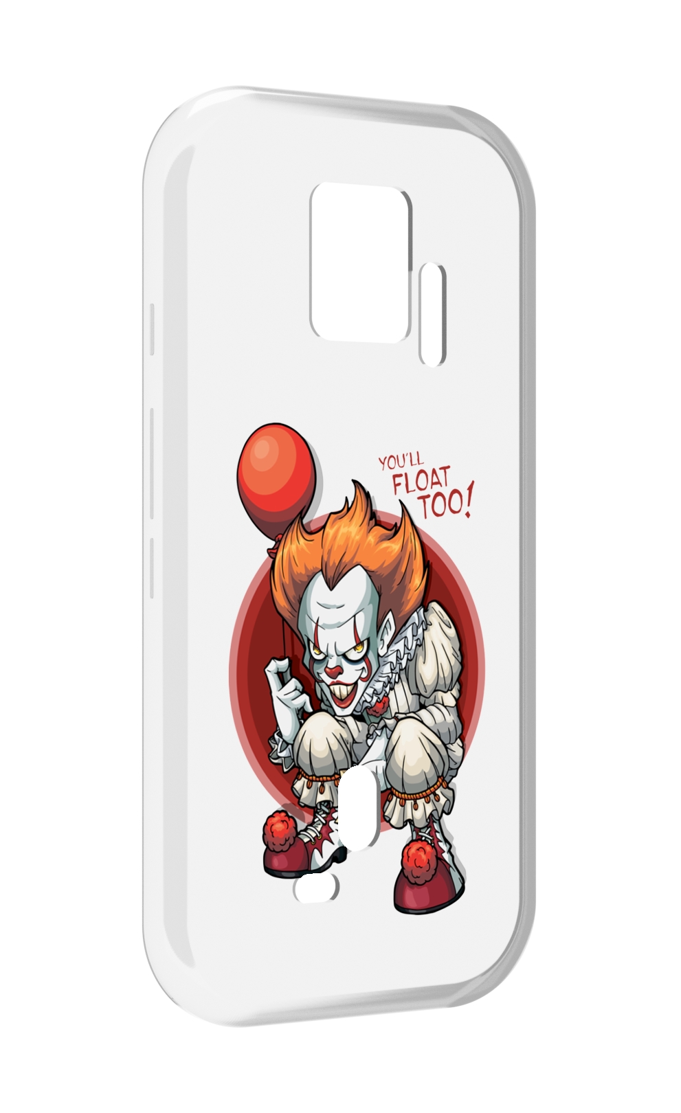 

Чехол MyPads одетый-клоун для ZTE Nubia Red Magic 7S Pro, Прозрачный, Tocco