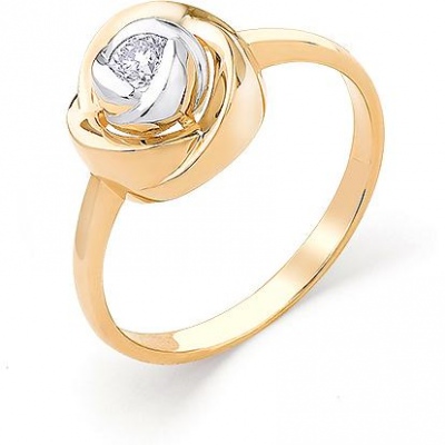 

Кольцо из жёлтого золота с 1 бриллиантом р. 19 Master Brilliant 1-106-974, 1-106-974