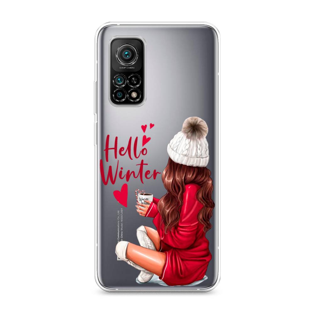 

Чехол на Xiaomi Mi 10T "Hello winter", Красный;белый;коричневый, 39350-5
