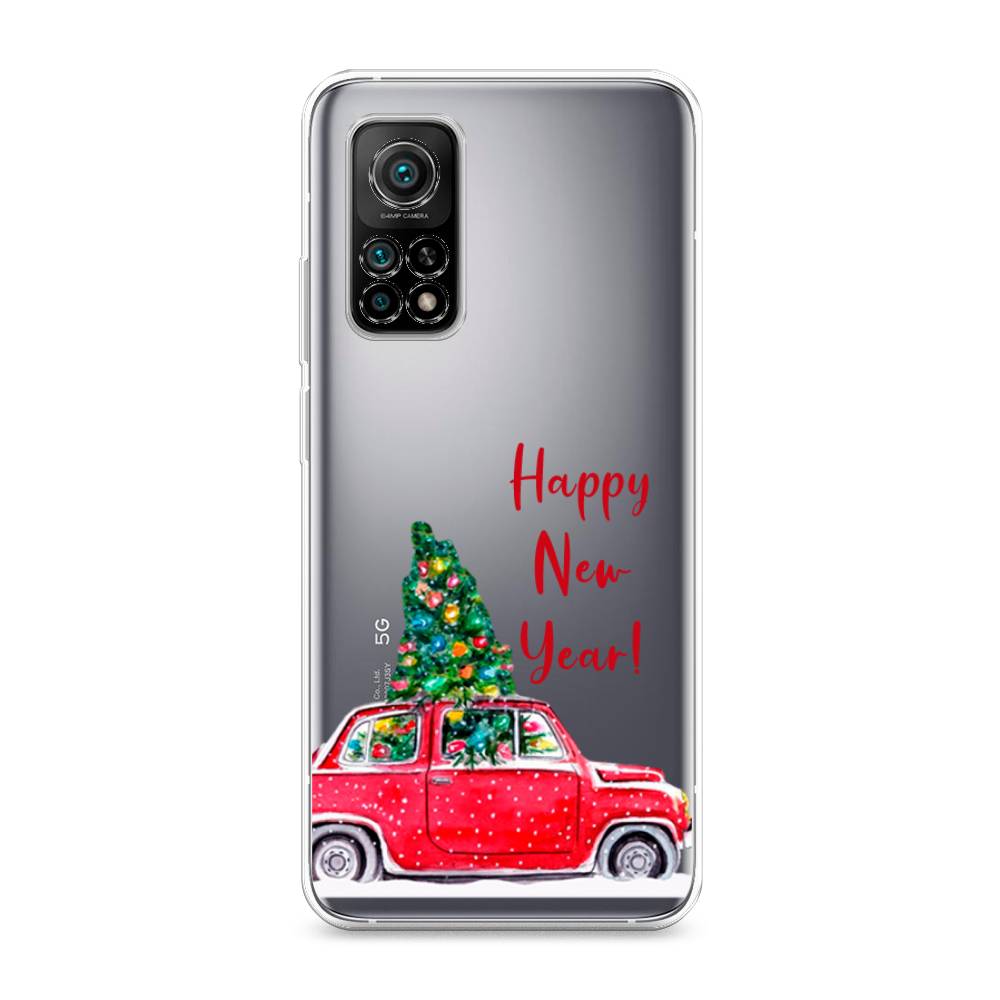 

Чехол на Xiaomi Mi 10T "Happy New Year", Красный;зеленый, 39350-5