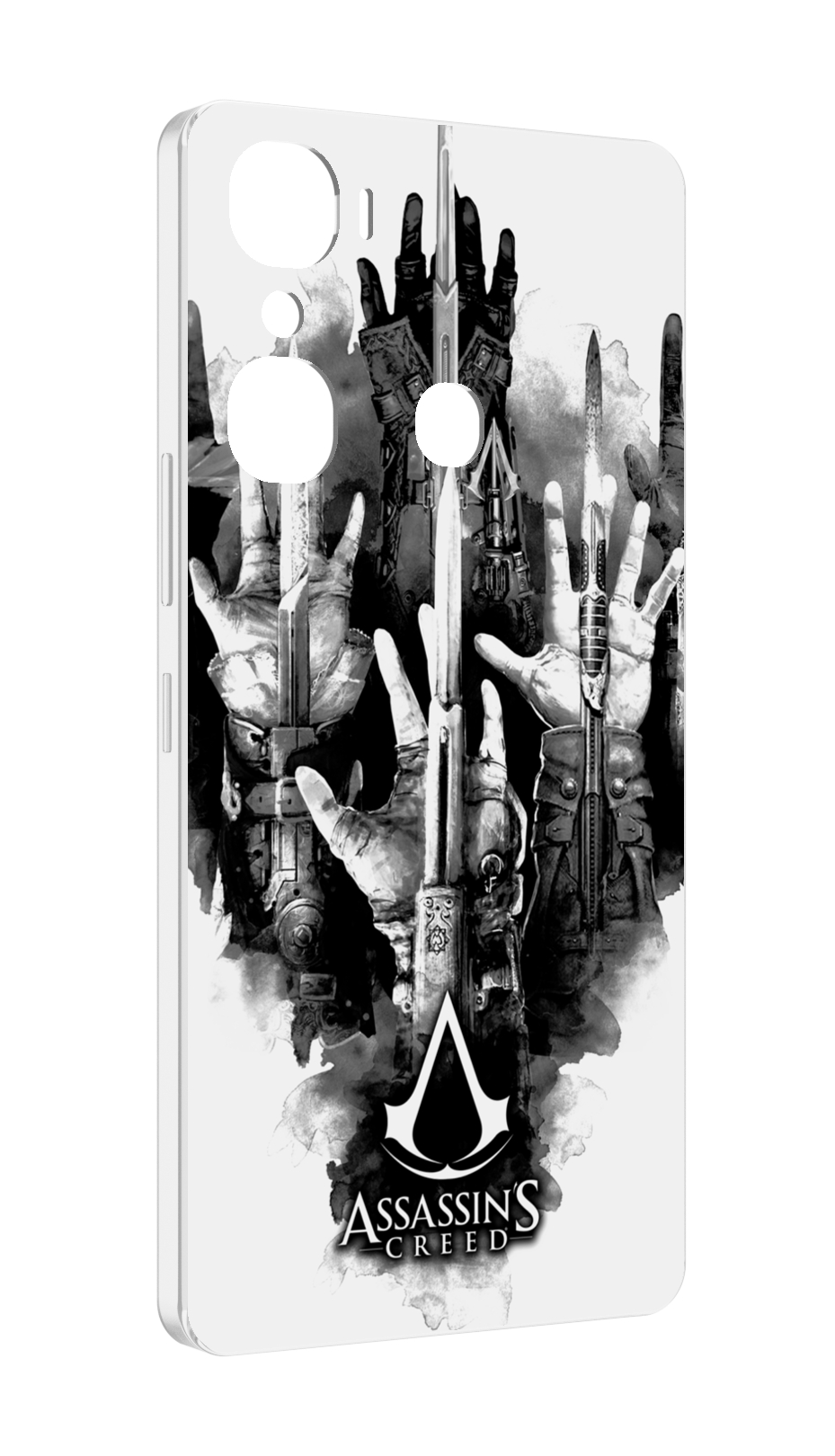 

Чехол MyPads Assassin's Creed скрытый клинок для Infinix Hot 12 Pro, Прозрачный, Tocco
