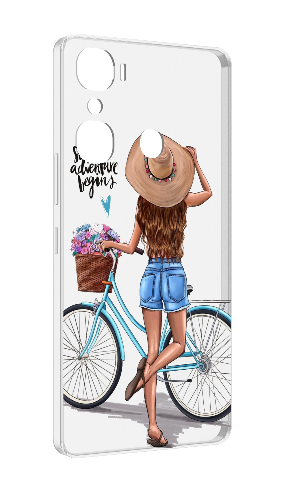 

Чехол MyPads Adventure женский для Infinix Hot 12 Pro, Прозрачный, Tocco