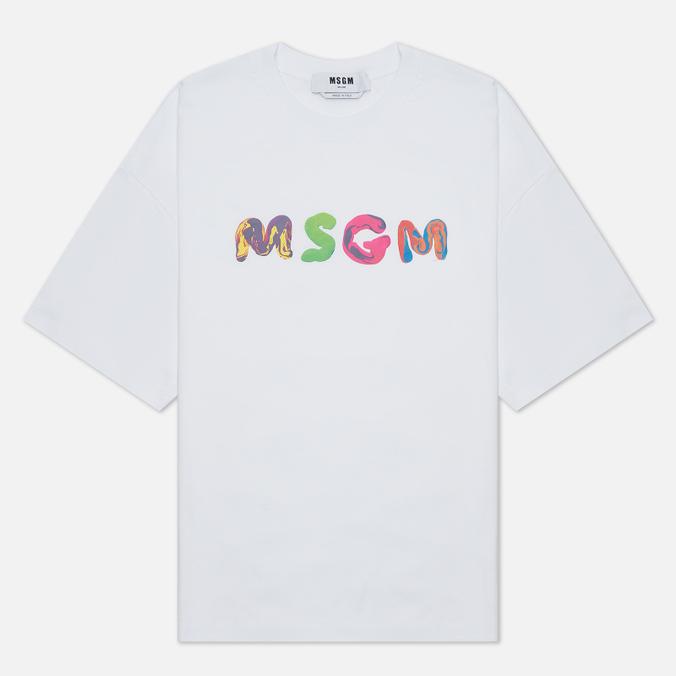 

Футболка женская MSGM 3341MDM177 227798 01 белая S, 3341MDM177 227798 01