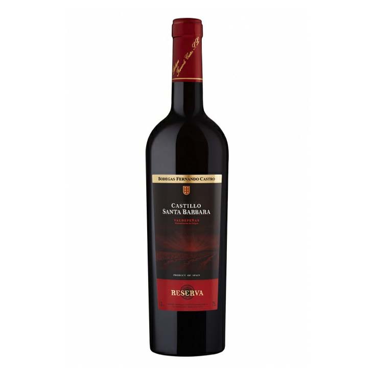 

Вино Castillo Santa Barbara Reserva красное сухое 13% 0,75 л Испания