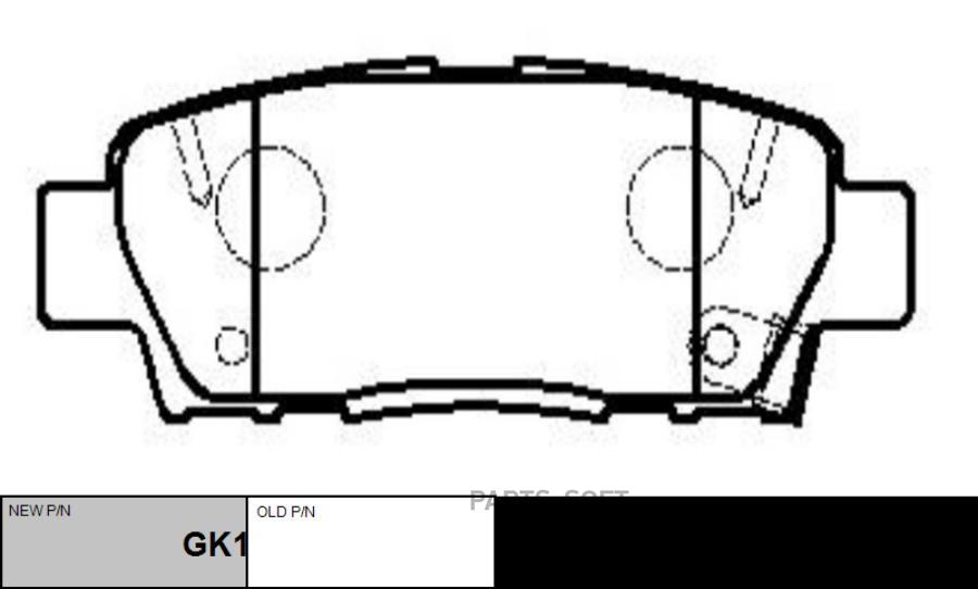 

Колодки тормозные Toyota Mark II 90 кузов 92-96 CTR