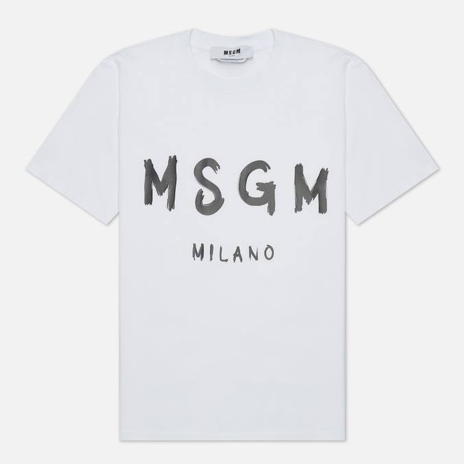 

Футболка женская MSGM 2000MDM510 200002 01 белая S, 2000MDM510 200002 01