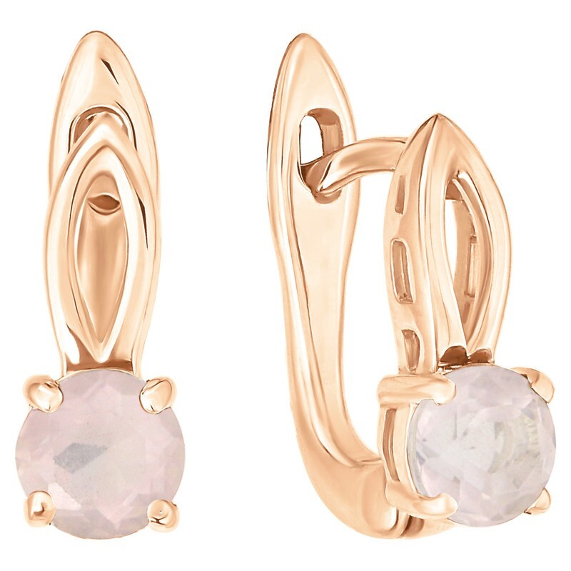 

Серьги из серебра с кварцем LAZURIT-ONLINE 7713RG, 7713RG