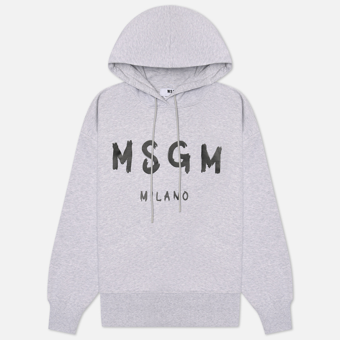 

Худи женское MSGM 2000MDM515 200003 94 серое S, 2000MDM515 200003 94