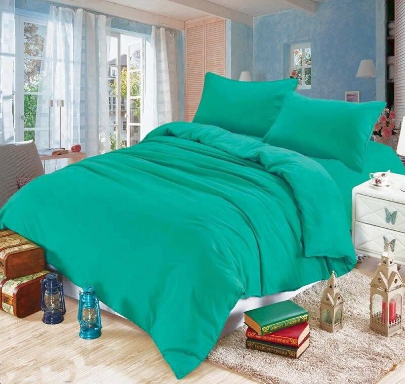 

Простыня Maktex из бязи на резинке 90x200x30 Изумруд, Простыни из бязи на резинке