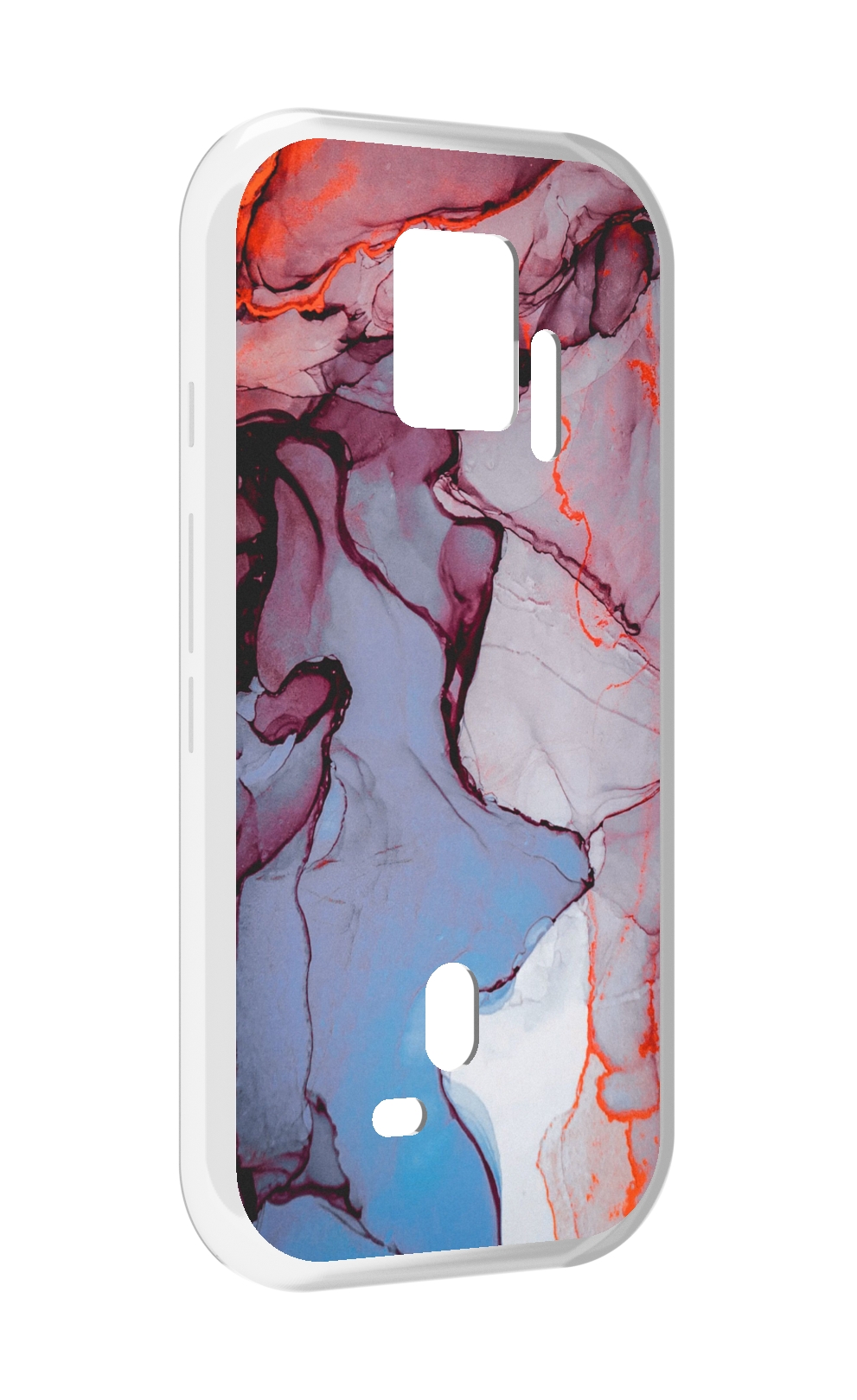 Чехол MyPads мраморный рисунок для ZTE Nubia Red Magic 7S Pro