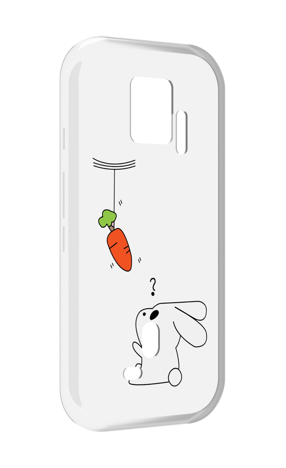 

Чехол MyPads морковка детский для ZTE Nubia Red Magic 7S Pro, Прозрачный, Tocco