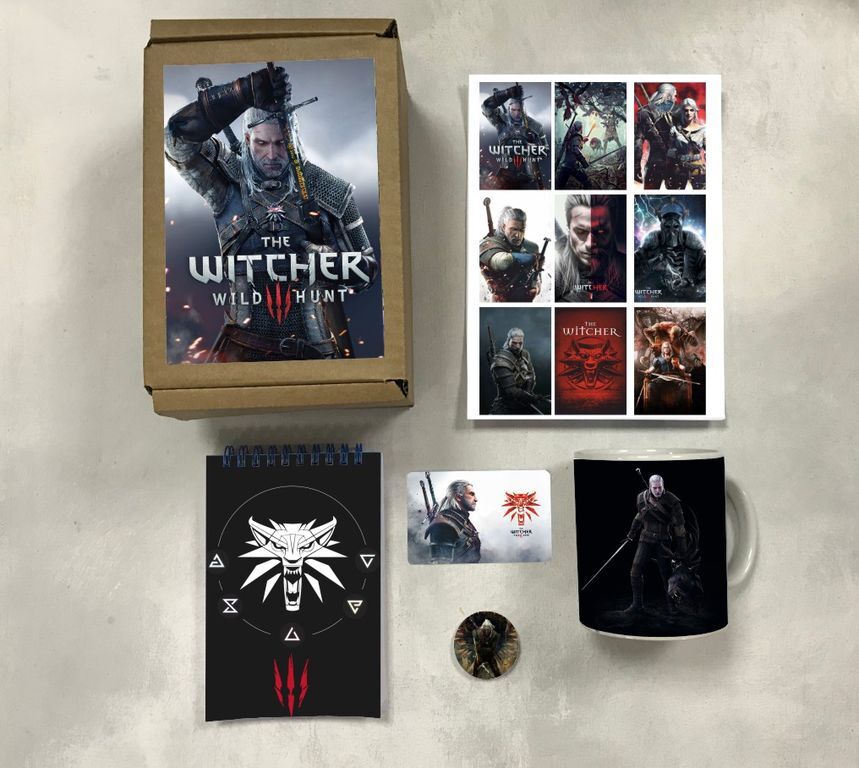 

Бокс с подарком по игре Ведьмак - 1, 51383105, 5 предметов