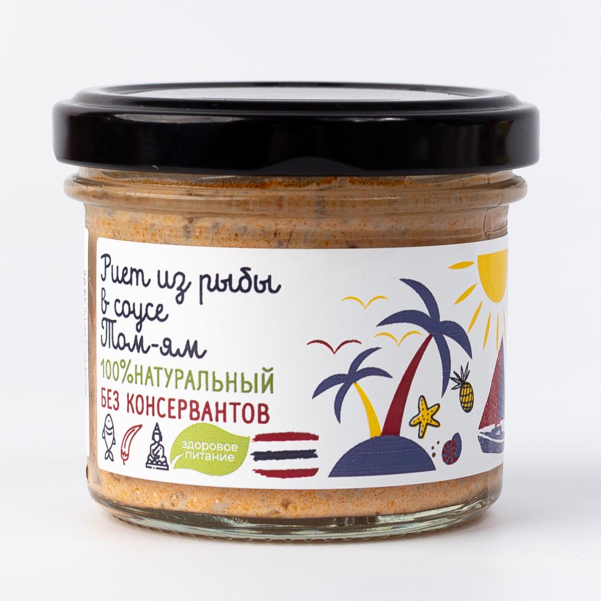 

Риет из рыбы в соусе (Том-Ям) 100 г