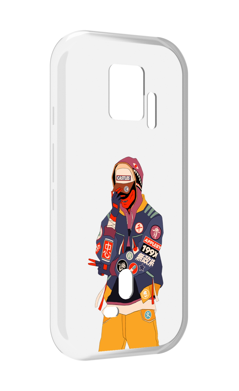 

Чехол MyPads модник для ZTE Nubia Red Magic 7S Pro, Прозрачный, Tocco