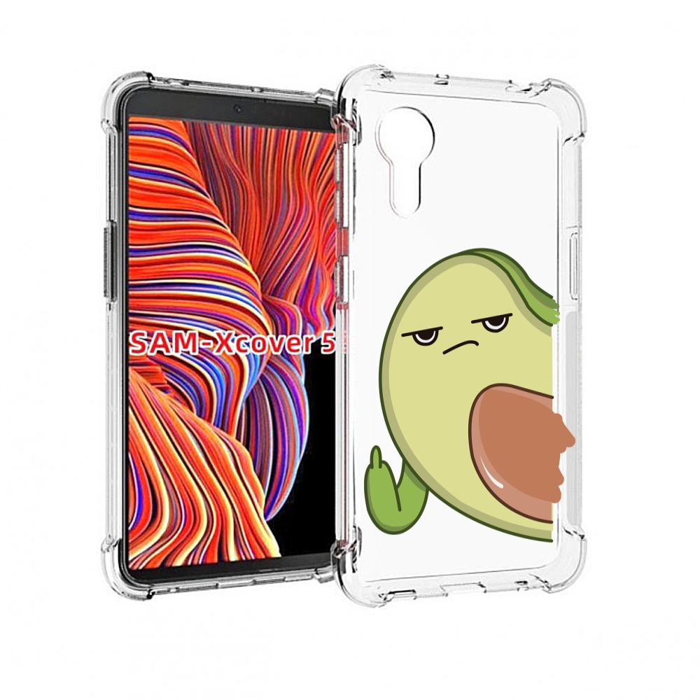 

Чехол MyPads злой-авокадо для Samsung Galaxy Xcover 5, Прозрачный, Tocco