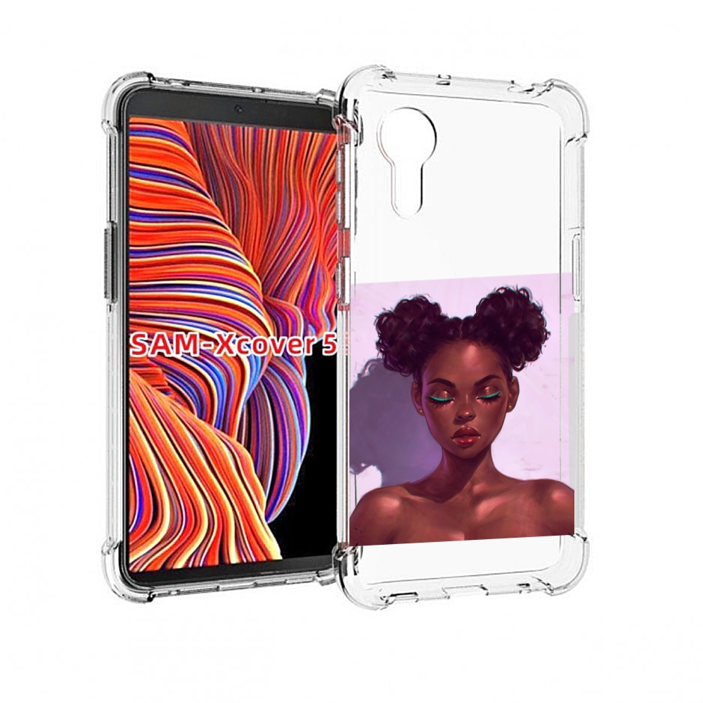 

Чехол MyPads зеленые-стрелки женский для Samsung Galaxy Xcover 5, Прозрачный, Tocco