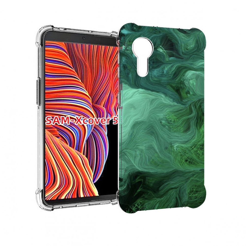 

Чехол MyPads зеленые нити для Samsung Galaxy Xcover 5, Прозрачный, Tocco